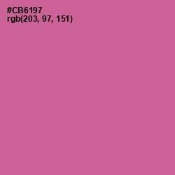 #CB6197 - Charm Color Image