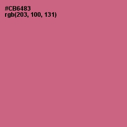 #CB6483 - Charm Color Image