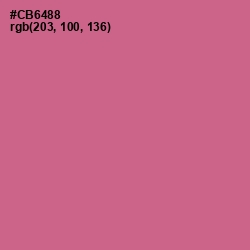 #CB6488 - Charm Color Image