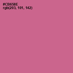 #CB658E - Charm Color Image