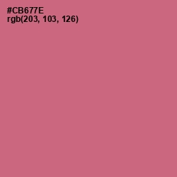 #CB677E - Contessa Color Image