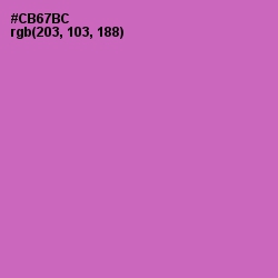 #CB67BC - Hopbush Color Image