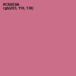 #CB6E8A - Charm Color Image