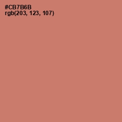 #CB7B6B - Contessa Color Image