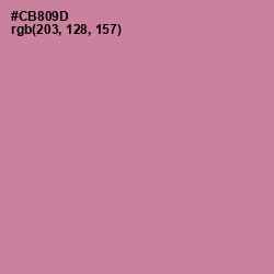 #CB809D - Puce Color Image