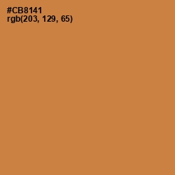 #CB8141 - Tussock Color Image