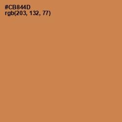 #CB844D - Tussock Color Image
