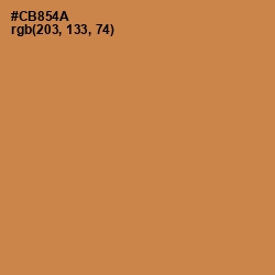 #CB854A - Tussock Color Image