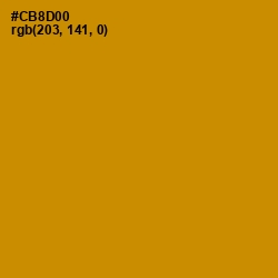 #CB8D00 - Pizza Color Image