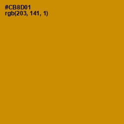 #CB8D01 - Pizza Color Image