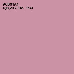 #CB91A4 - Viola Color Image