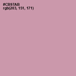 #CB97AB - Viola Color Image