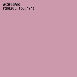 #CB99AB - Careys Pink Color Image