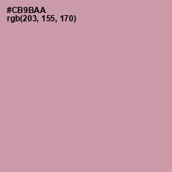 #CB9BAA - Careys Pink Color Image