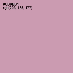 #CB9BB1 - Careys Pink Color Image