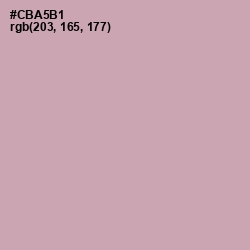 #CBA5B1 - Lily Color Image