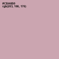 #CBA6B0 - Lily Color Image