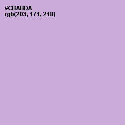 #CBABDA - Light Wisteria Color Image