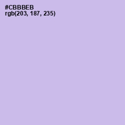 #CBBBEB - Perfume Color Image