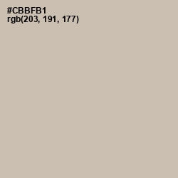 #CBBFB1 - Cotton Seed Color Image