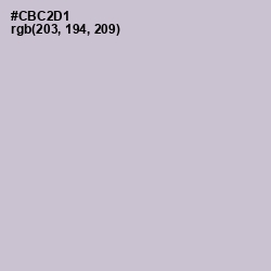 #CBC2D1 - Ghost Color Image