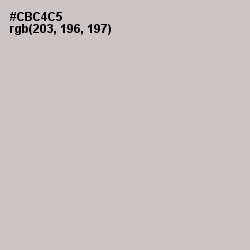 #CBC4C5 - Pumice Color Image