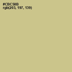 #CBC58B - Yuma Color Image