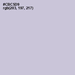 #CBC5D9 - Ghost Color Image