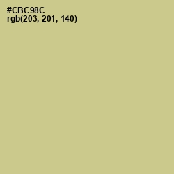 #CBC98C - Pine Glade Color Image