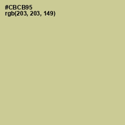 #CBCB95 - Pine Glade Color Image