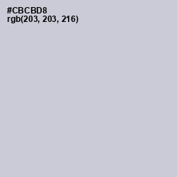 #CBCBD8 - Ghost Color Image