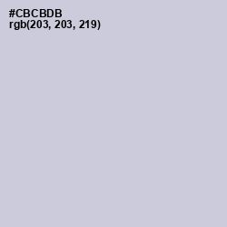 #CBCBDB - Ghost Color Image