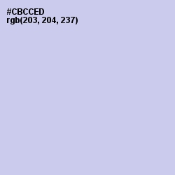 #CBCCED - Periwinkle Gray Color Image