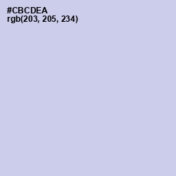 #CBCDEA - Periwinkle Gray Color Image