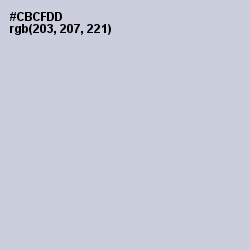 #CBCFDD - Ghost Color Image