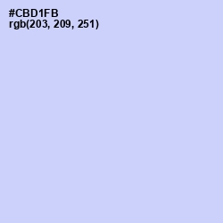 #CBD1FB - Tropical Blue Color Image