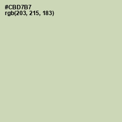 #CBD7B7 - Green Mist Color Image