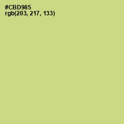 #CBD985 - Pine Glade Color Image