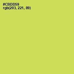 #CBDD59 - Wattle Color Image