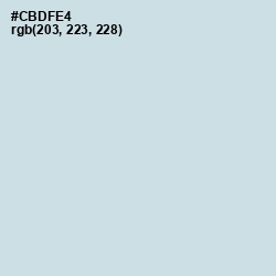 #CBDFE4 - Botticelli Color Image