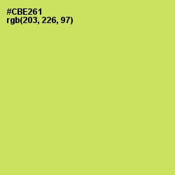 #CBE261 - Yellow Green Color Image