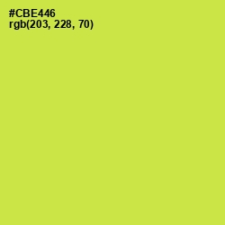 #CBE446 - Wattle Color Image