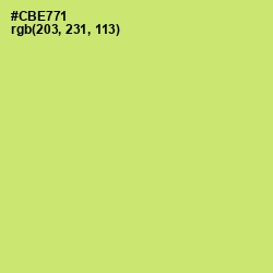 #CBE771 - Yellow Green Color Image