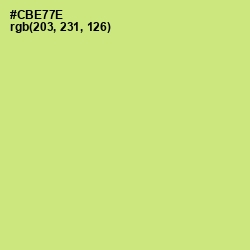 #CBE77E - Yellow Green Color Image