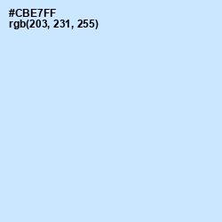 #CBE7FF - Hawkes Blue Color Image
