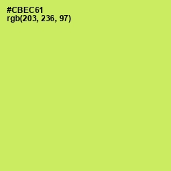 #CBEC61 - Yellow Green Color Image
