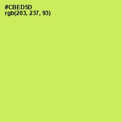 #CBED5D - Yellow Green Color Image