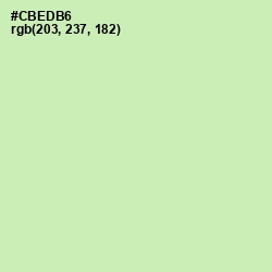 #CBEDB6 - Gossip Color Image