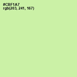 #CBF1A7 - Reef Color Image