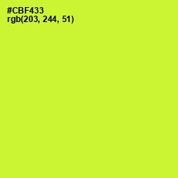 #CBF433 - Pear Color Image